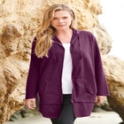 Fleece Zip Hoodie Sweatshirt image number null