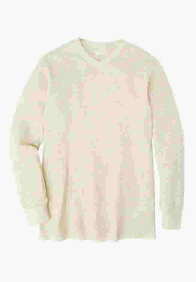 Heavyweight Thermal V-Neck Underwear Shirt image number 0
