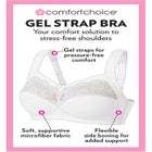 Comfort Choice&reg; Full Coverage Gel Strap Bra image number null
