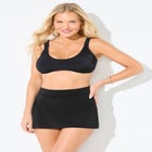 Scoop Neck Shirred Bikini Top image number 3