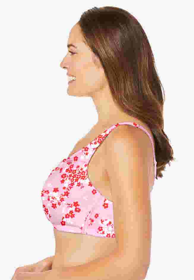 3-Pack Cotton Wireless Bra image number 2