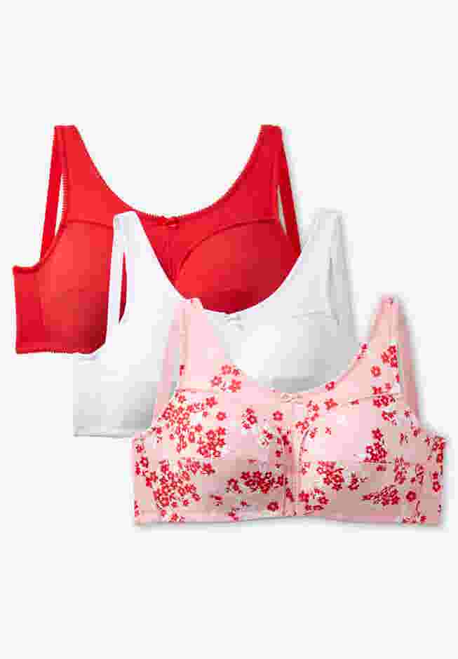 3-Pack Cotton Wireless Bra image number 0