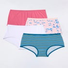 Soft Cotton Brief/Boyshort 4-Pack image number null