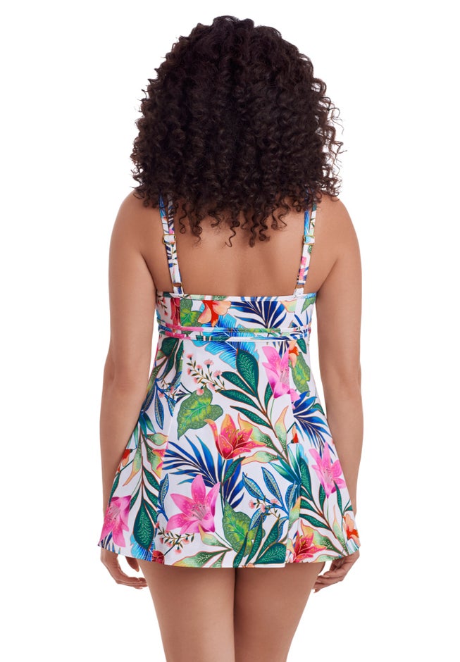 Empire Princess Seam Swimdress image number 1