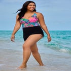 Julie Adjustable Skirt Swimdress image number 3