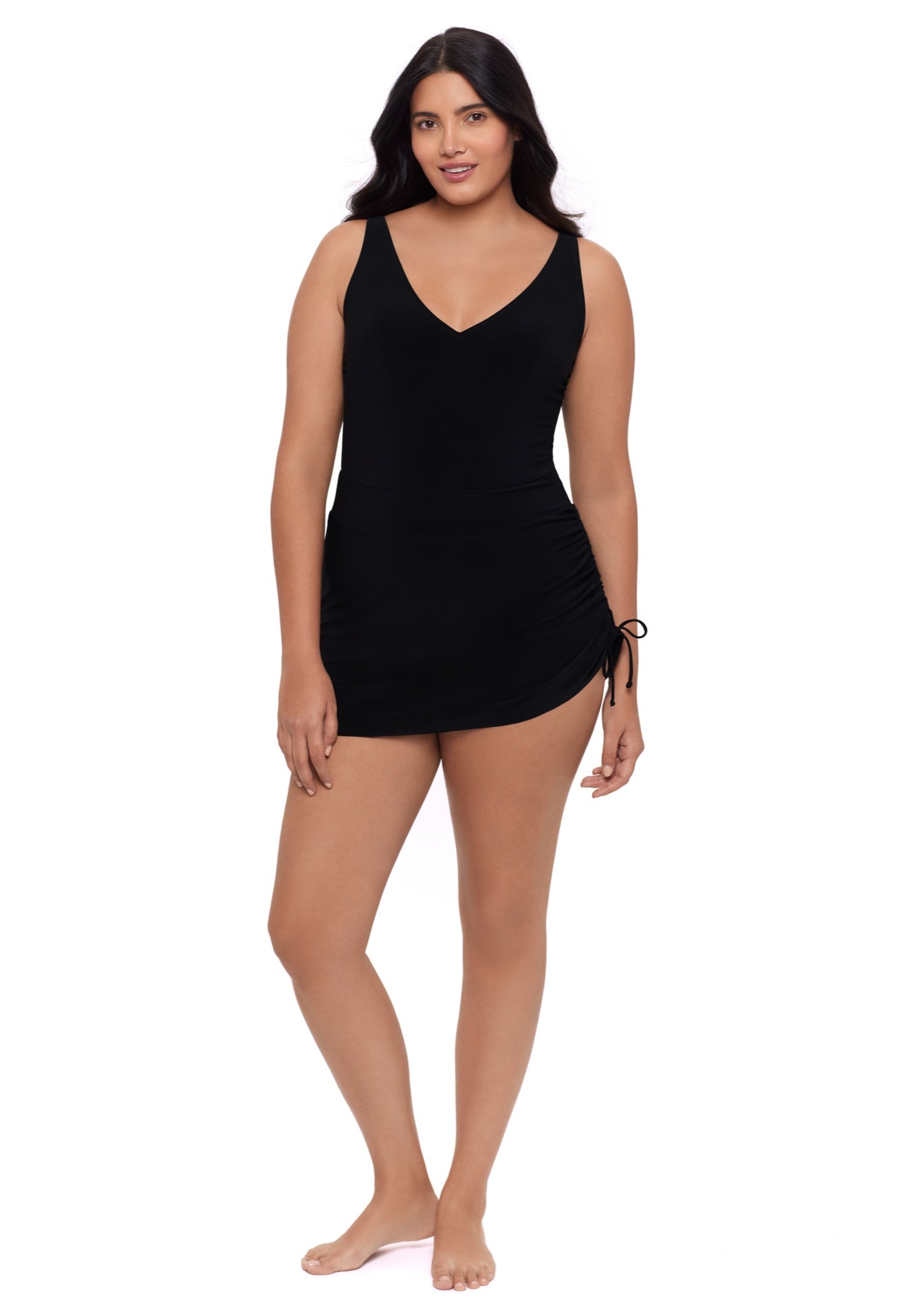 Julie Adjustable Skirt Swimdress image number 0