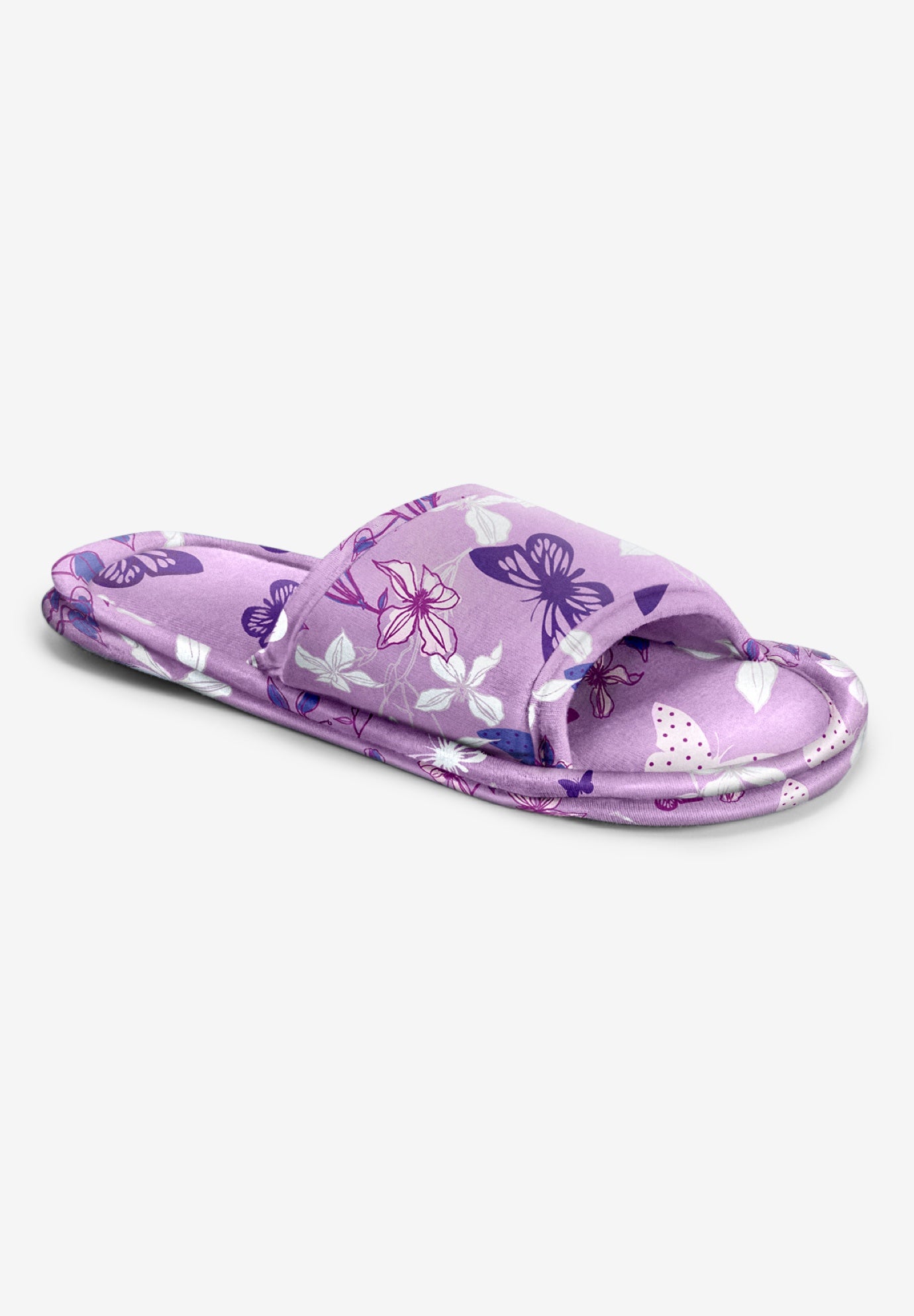 Dreams & Co.&reg; Cotton Slide Slippers image number 0