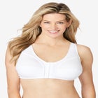 Cotton Front-Close Wireless Bra image number null