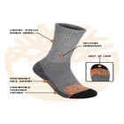 Timberland PRO&reg; Men's Crew Socks 6-Pack image number 2