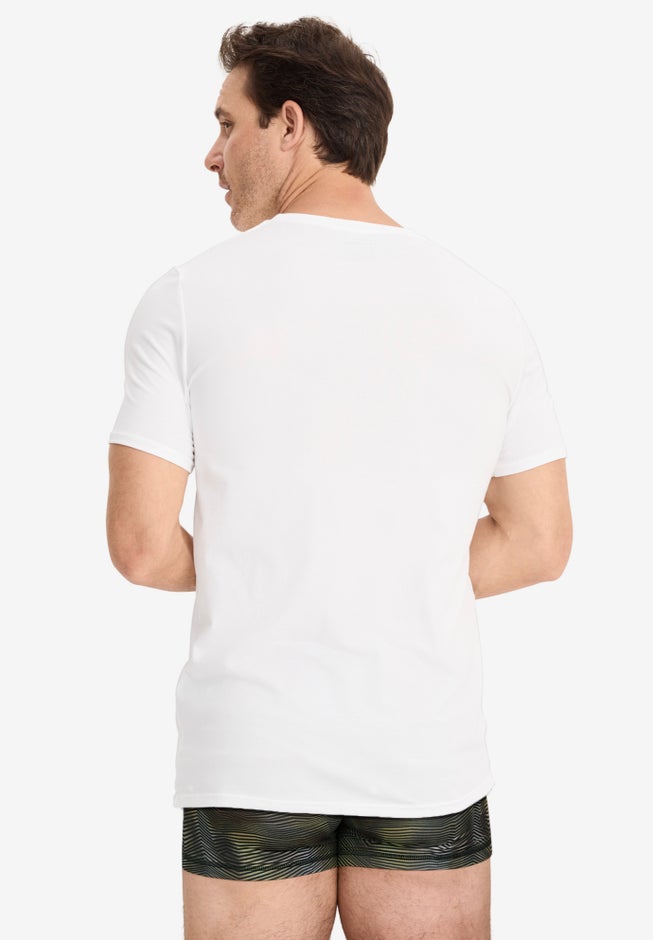 Jockey Big Man Cotton Stretch Crew Neck Undershirt - Pack of 2 image number 1