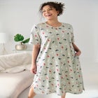 Serenada Keyhole Knit Sleepshirt image number 0