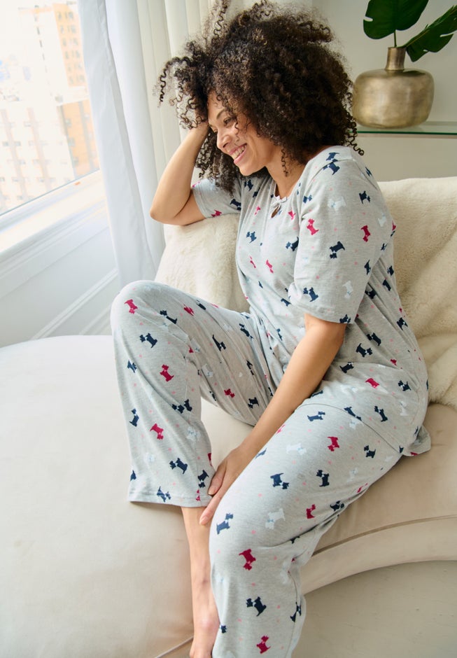Serenada 2 Piece Keyhole Pajama Set image number 2