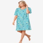Short-Sleeve Sleepshirt image number null