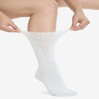 2-Pack Open Weave Extra Wide Socks image number null
