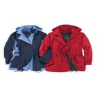 Colorblocked Taslon&reg; Anorak image number null