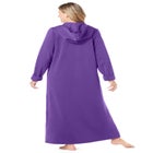 Long Hooded Fleece Sweatshirt Robe image number null