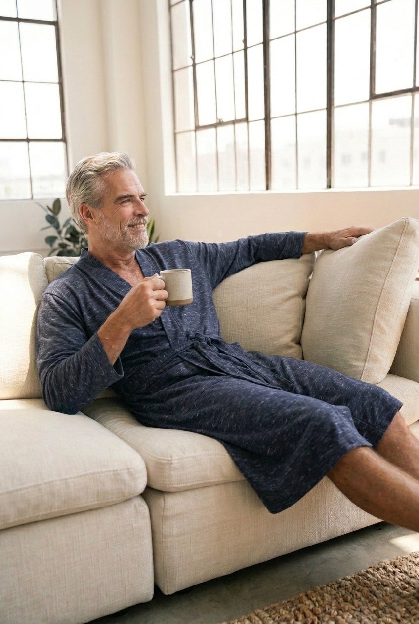 Cotton Jersey Robe image number 5