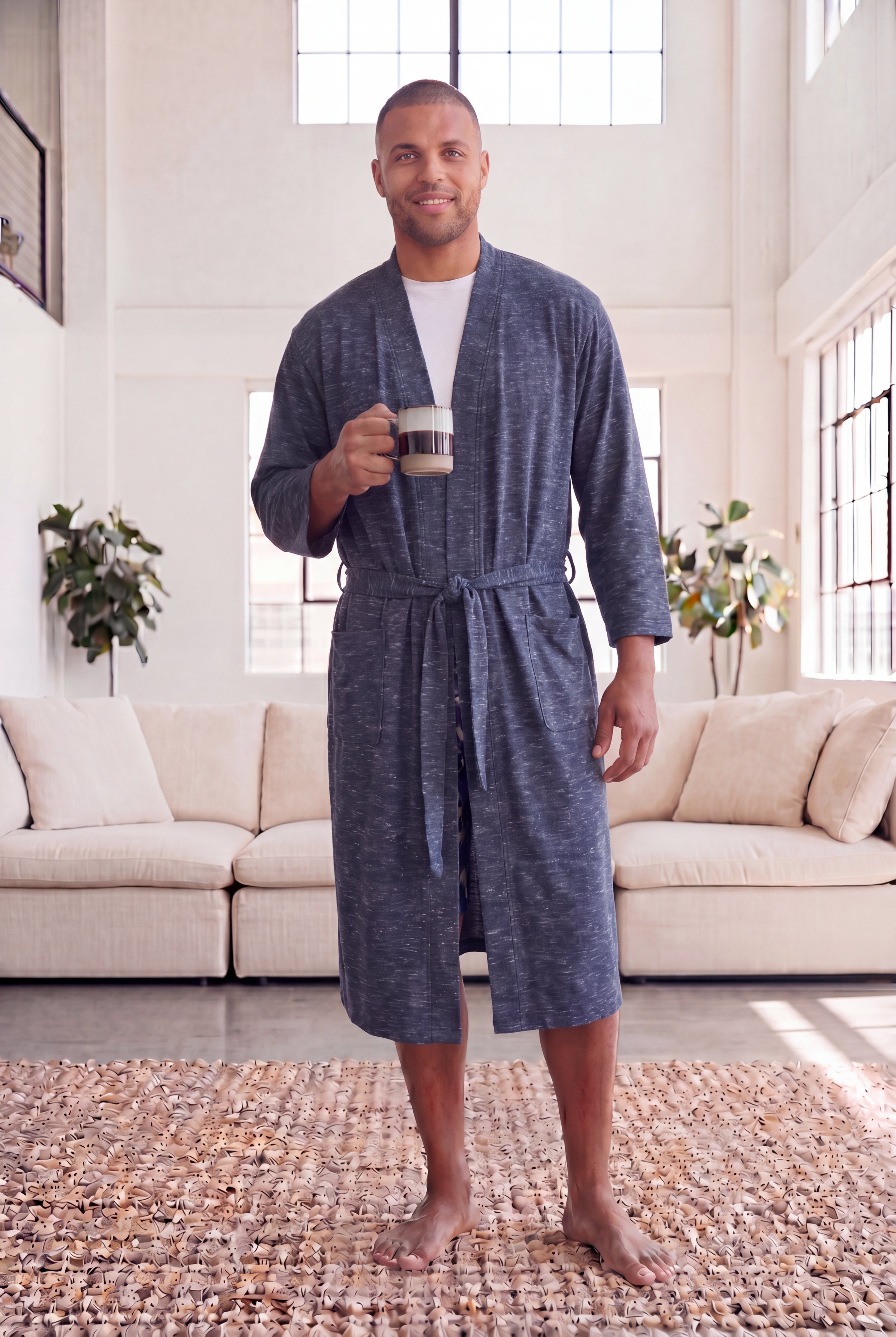Cotton Jersey Robe image number 0