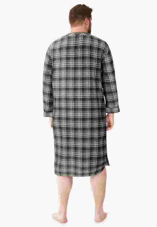 Plaid Flannel Nightshirt image number 2