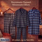 Plaid Flannel Pajama Set image number 5