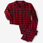 Plaid Flannel Pajama Set image number null