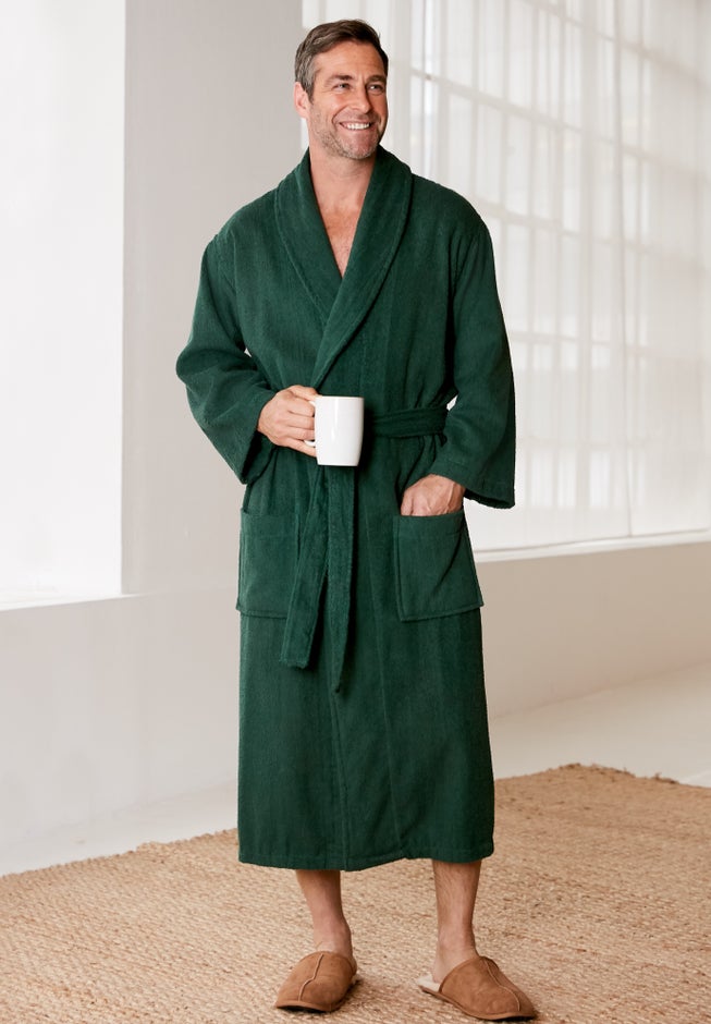 Terry Bathrobe with Pockets image number 0