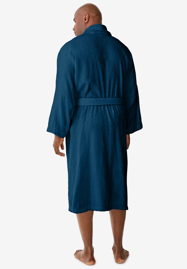 Terry Bathrobe with Pockets image number 3