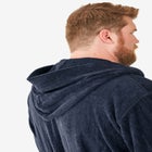 Terry Velour Hooded Maxi Robe image number null