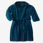 Terry Velour Hooded Maxi Robe image number null