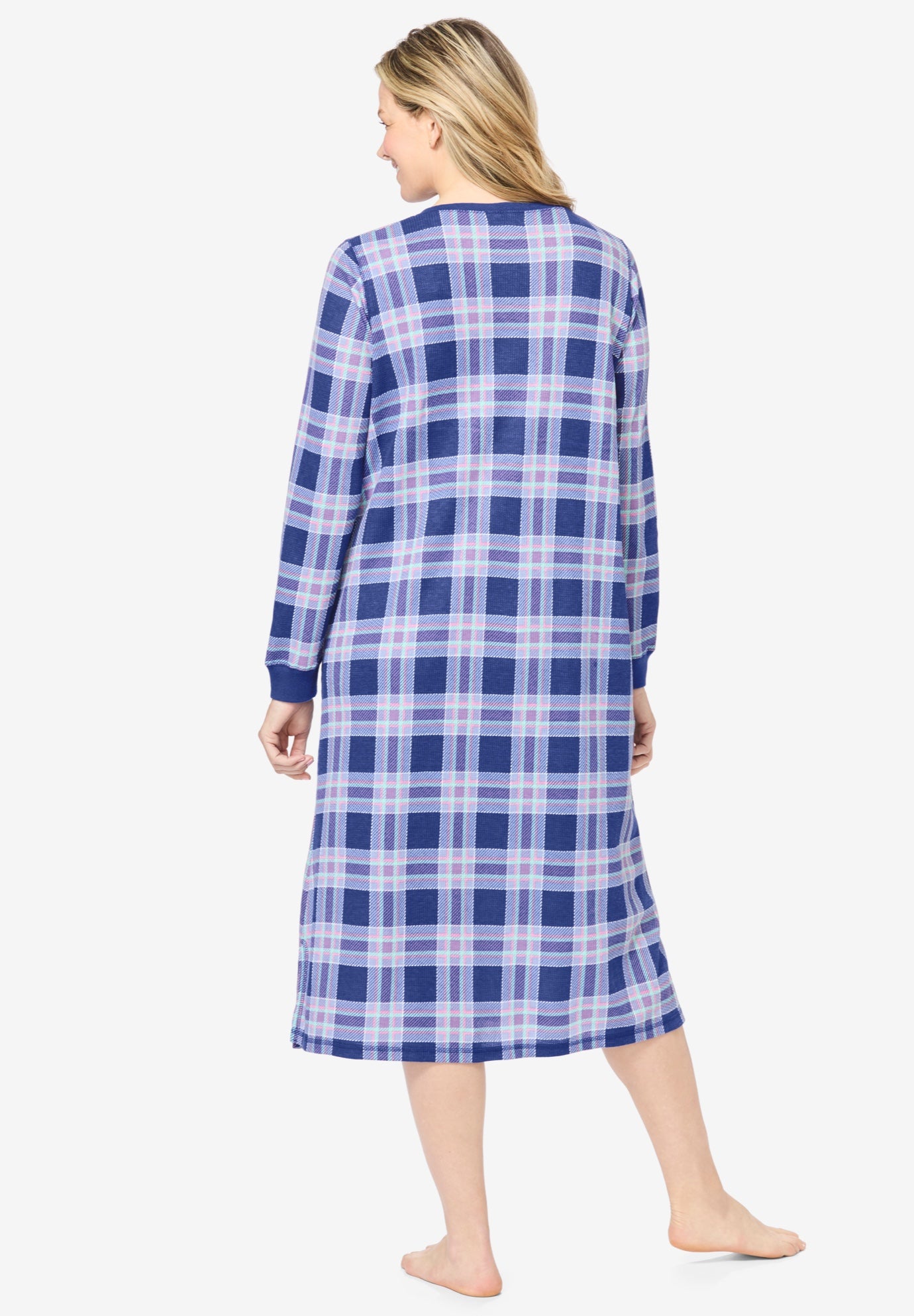 Thermal Henley Sleepshirt image number 1