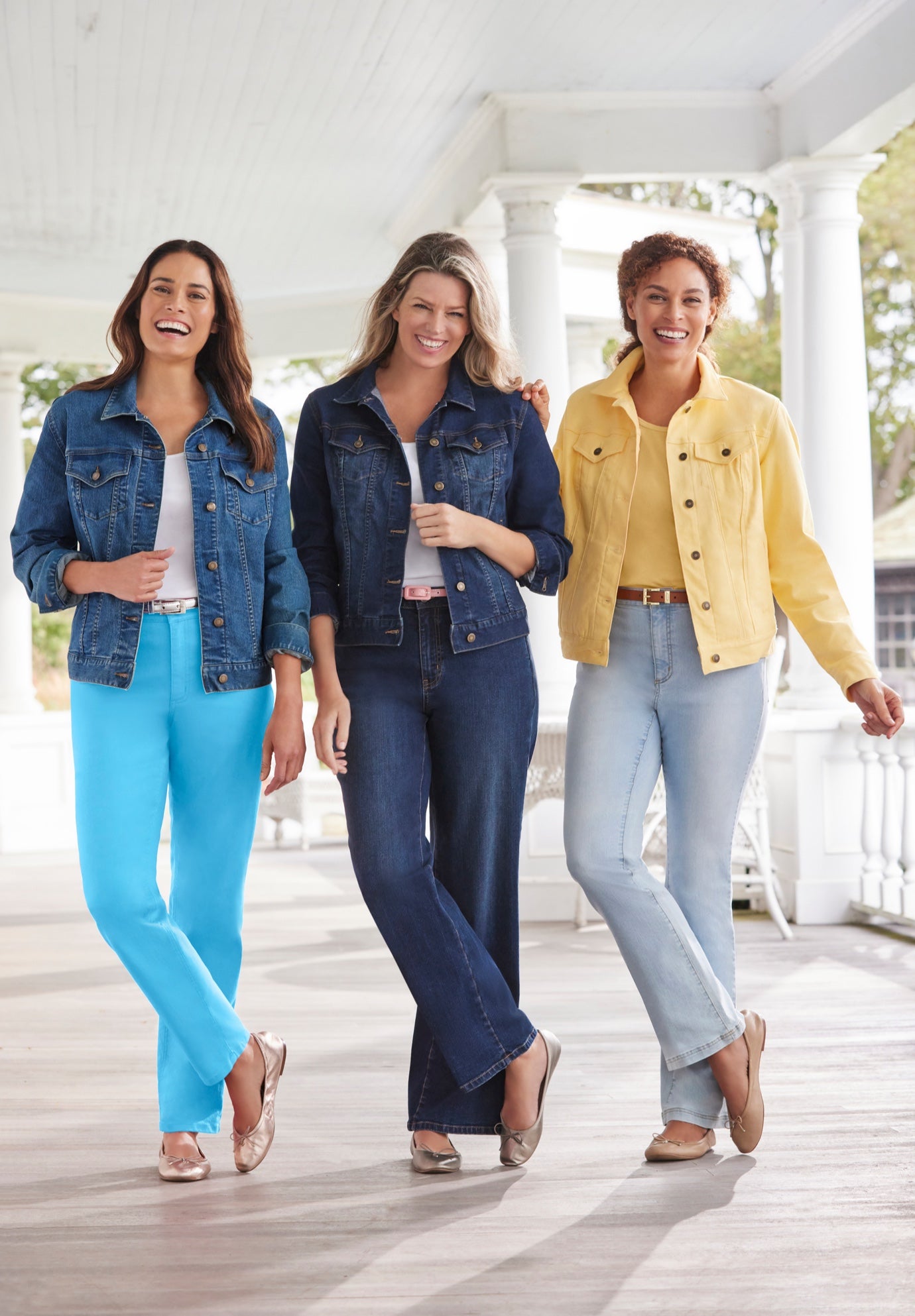 Stretch Denim 5-Pocket Straight-Leg Jeans image number 4