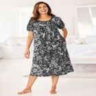 Short Print Shirred Lounger image number null