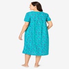 Short Print Shirred Lounger image number null