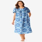 Short Print Shirred Lounger image number null