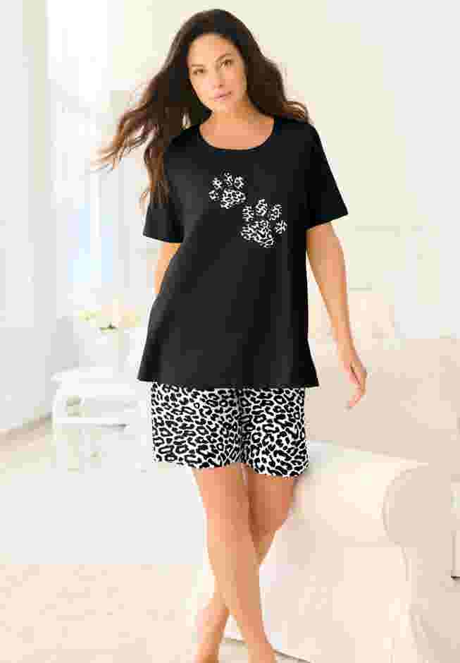 Knit PJ Short Set image number 0