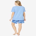 Knit PJ Short Set image number null