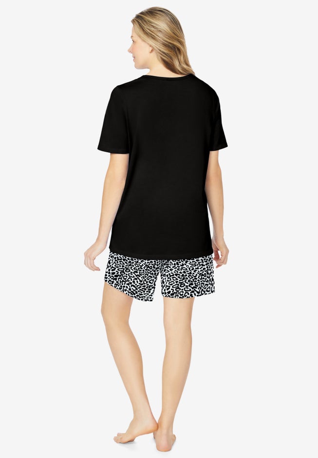 Knit PJ Short Set image number 1