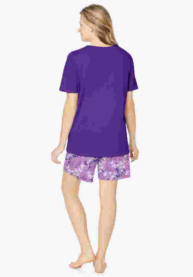 Knit PJ Short Set image number 1