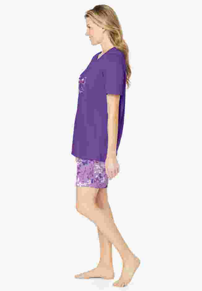 Knit PJ Short Set image number 2