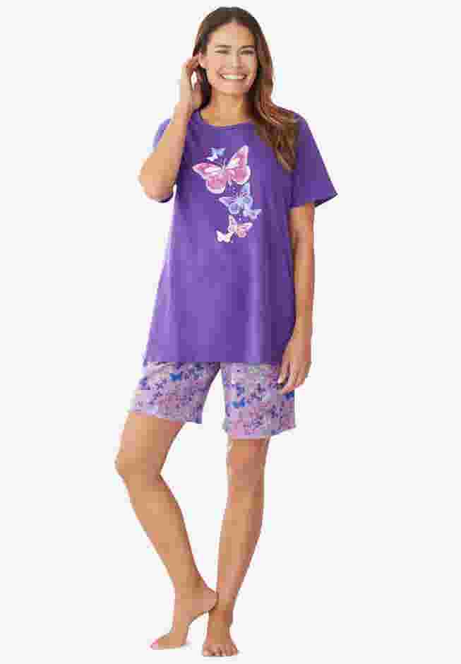 Knit PJ Short Set image number 0