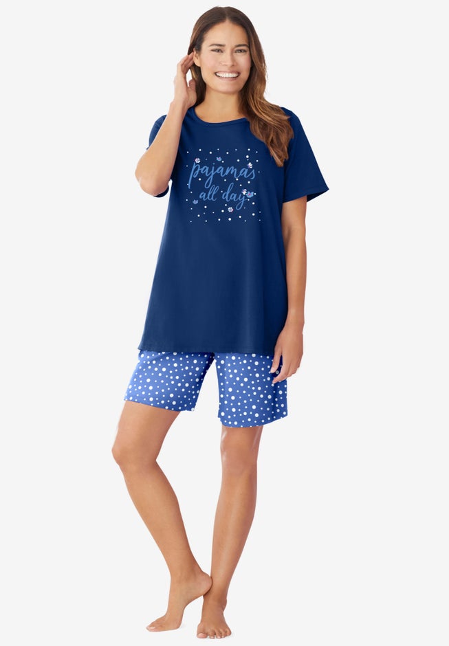 Knit PJ Short Set image number 0