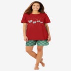 Knit PJ Short Set image number null