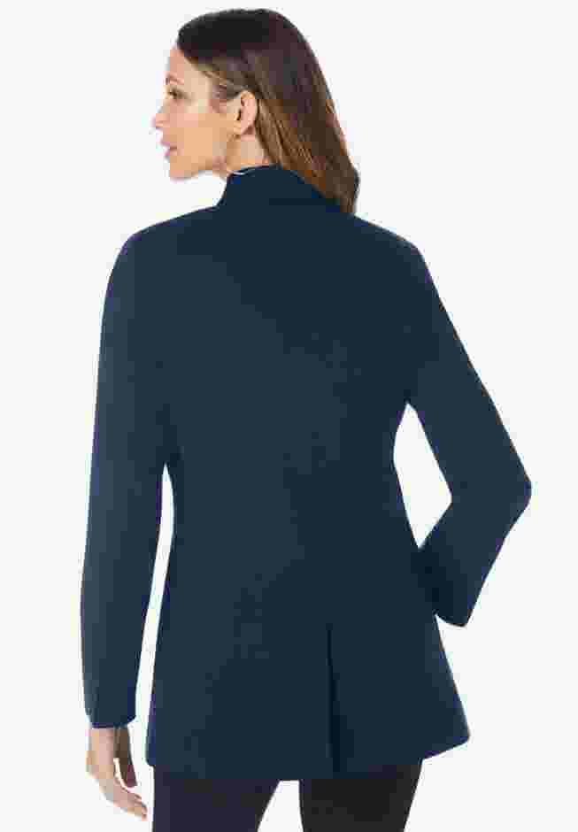 Plus Size Relaxed Boyfriend Blazer image number 1