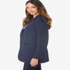 Plus Size Relaxed Boyfriend Blazer image number null