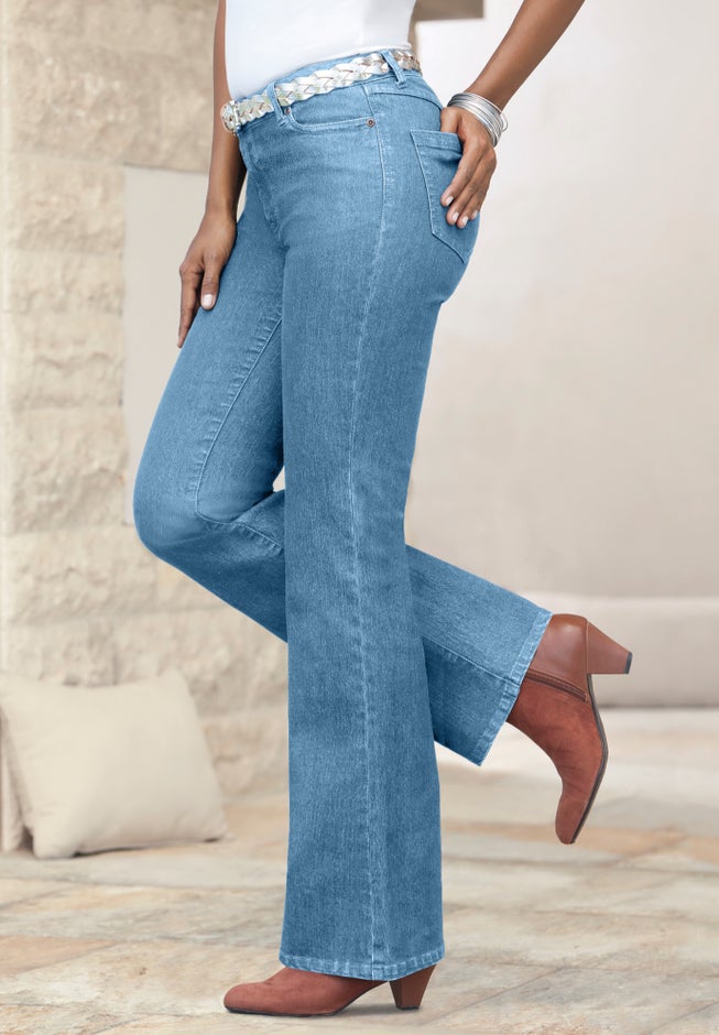 Plus Size Classic Stretch Bootcut Jean image number 2