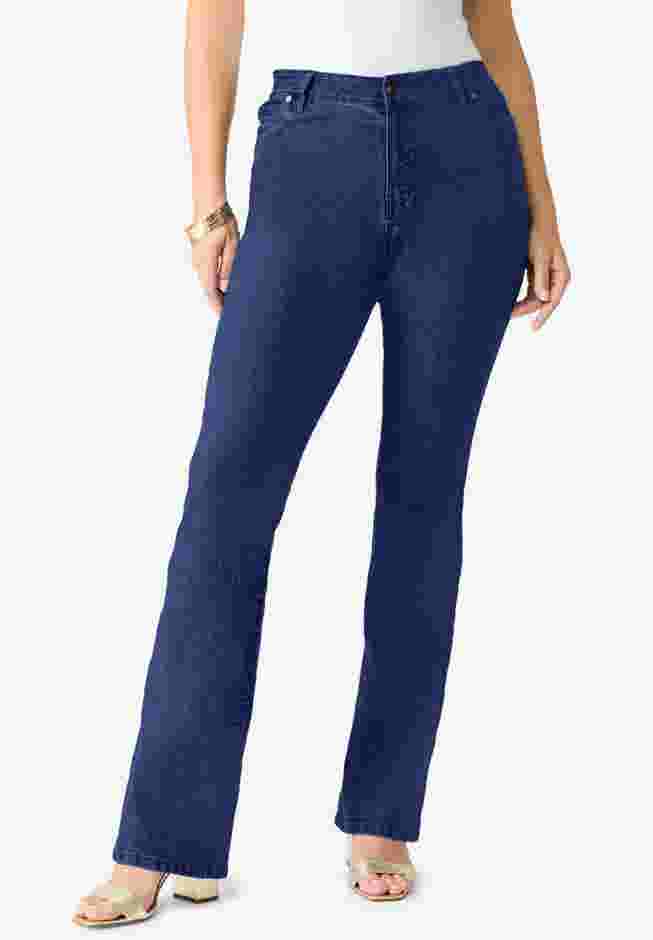 Plus Size Classic Stretch Bootcut Jean image number 0