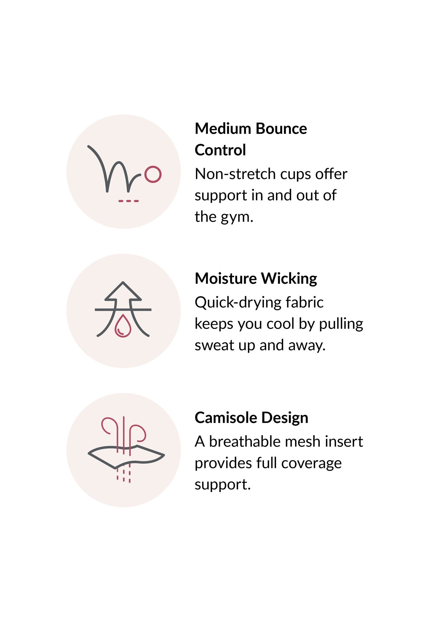 Glamorise® No-Bounce Camisole Sport Bra image number 3