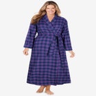 Long Flannel Robe image number null