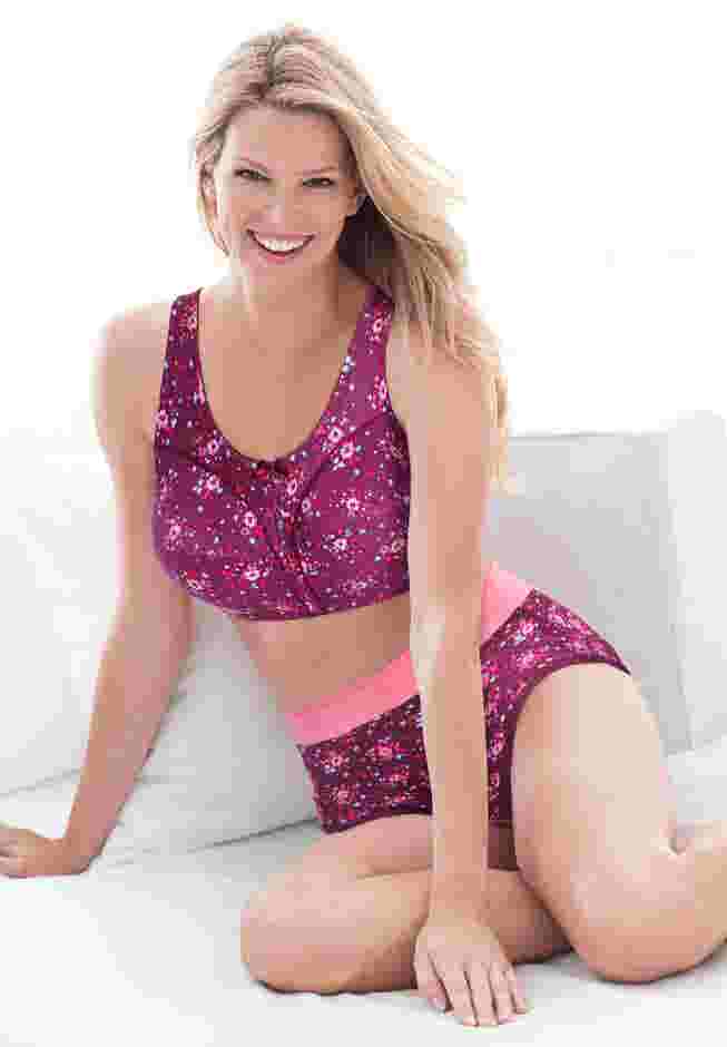 Full Coverage Stretch Cotton Color Block Brief 3-Pack image number 3