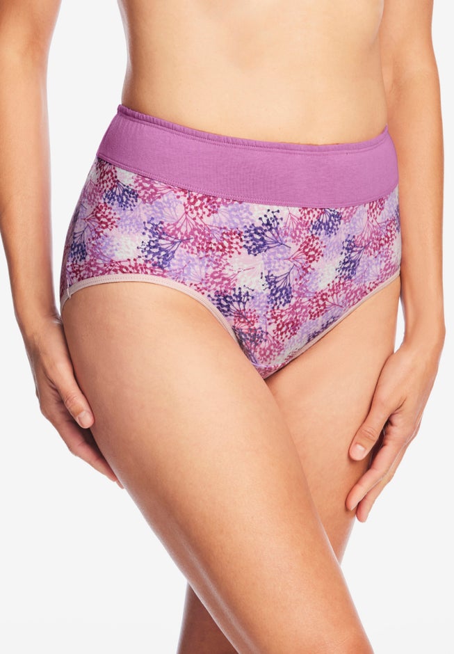 Full Coverage Stretch Cotton Color Block Brief 3-Pack image number 1